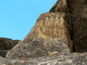 Jahrtausendalte Felszeichnungen