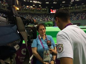 Interview mit dem weißrussischen TV