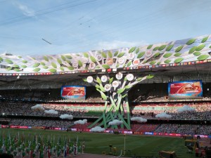 Eröffnungsfeier im Vogelnest