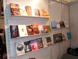 Bücher der BVjA-Mitglieder am Messestand
